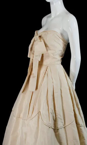 1950s Rosalie MaCrini Vintage Dress Designer Ballgown Formal SOLD