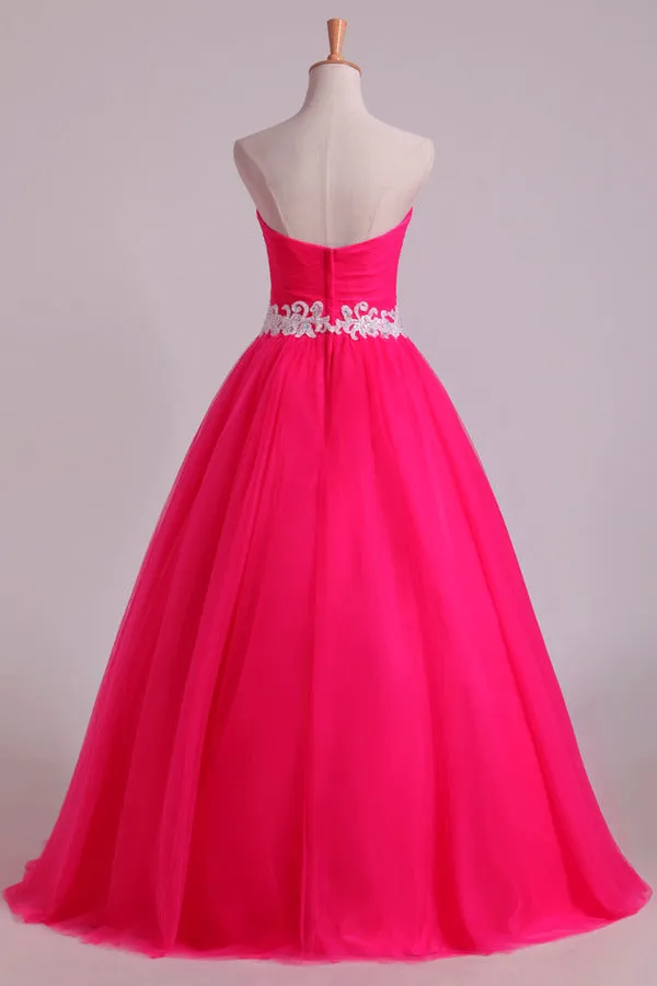 2024 Sweetheart Ball Gown Floor Length Quinceanera Dresses PPCFK3NB