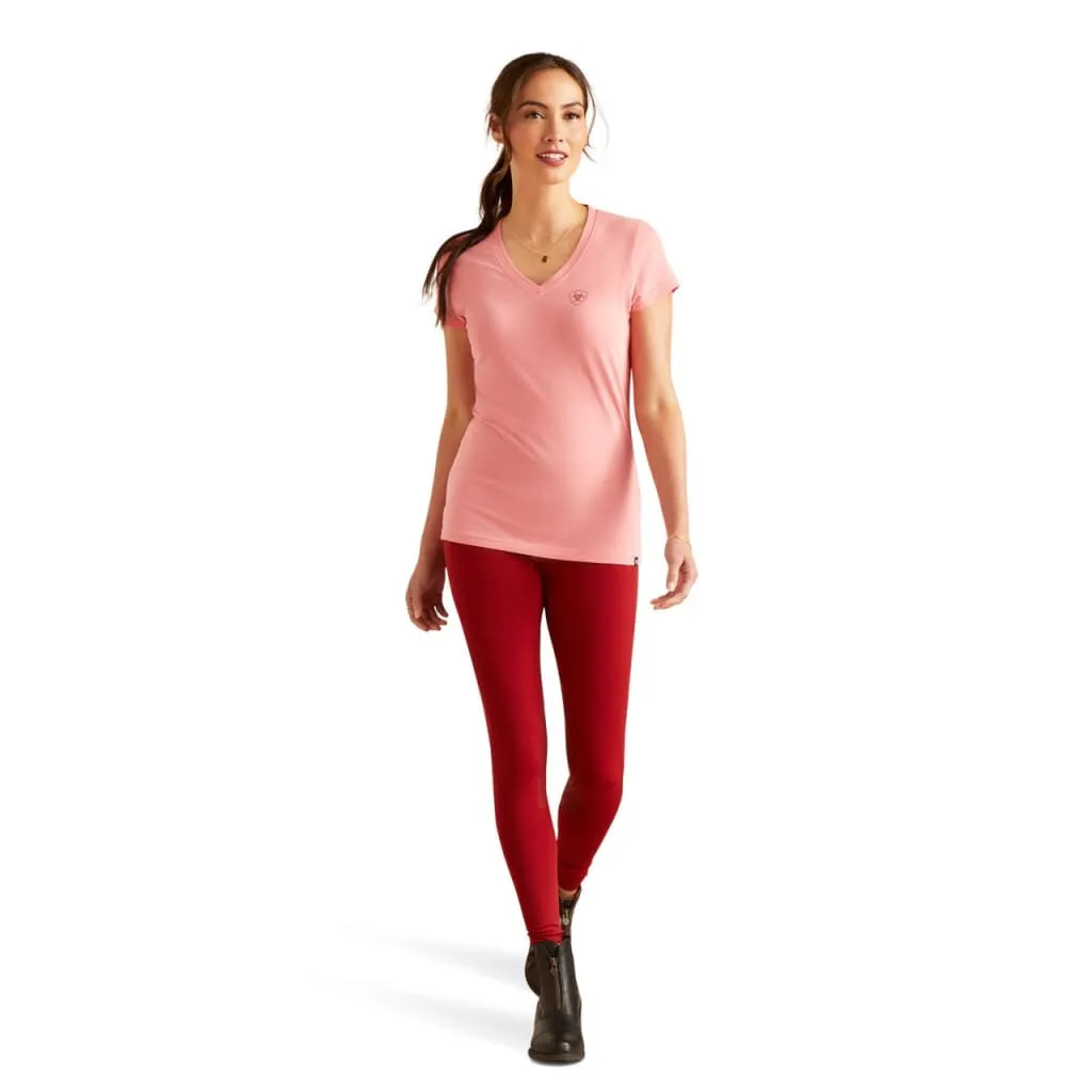 Ariat Ladies Petal Font T Shirt Flamingo Plume