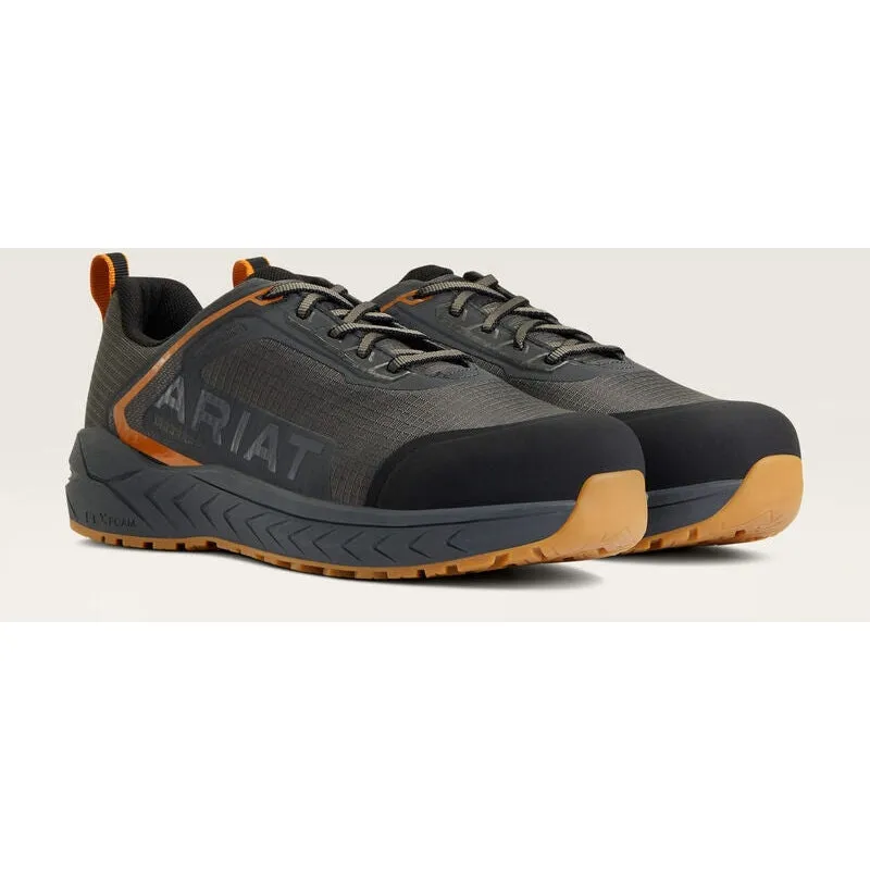 Ariat Men's Outpace CT Safety Slip Resist Work Shoe -Gunmetal- 10040282