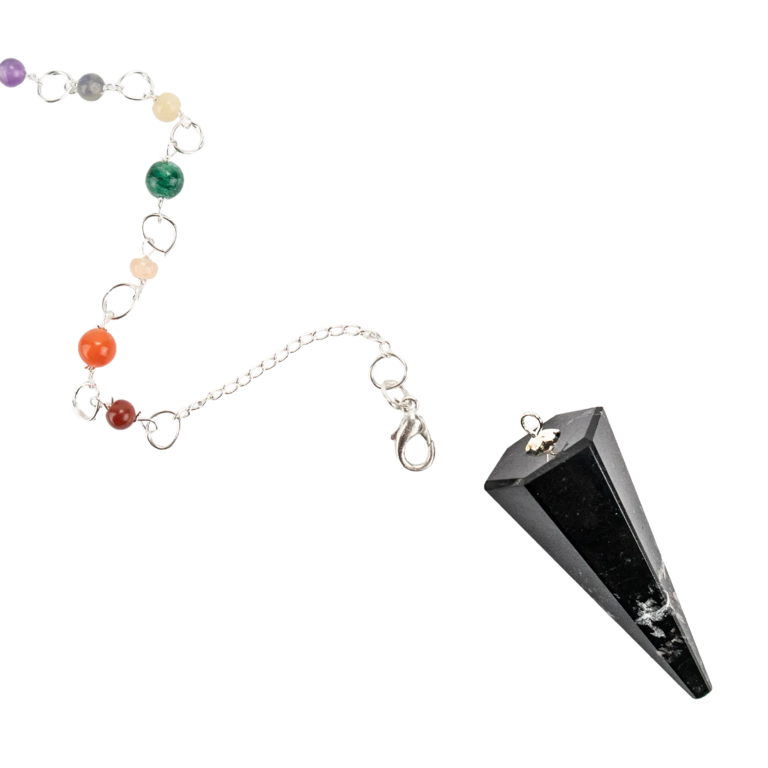 Black Tourmaline Chakra Pendulum