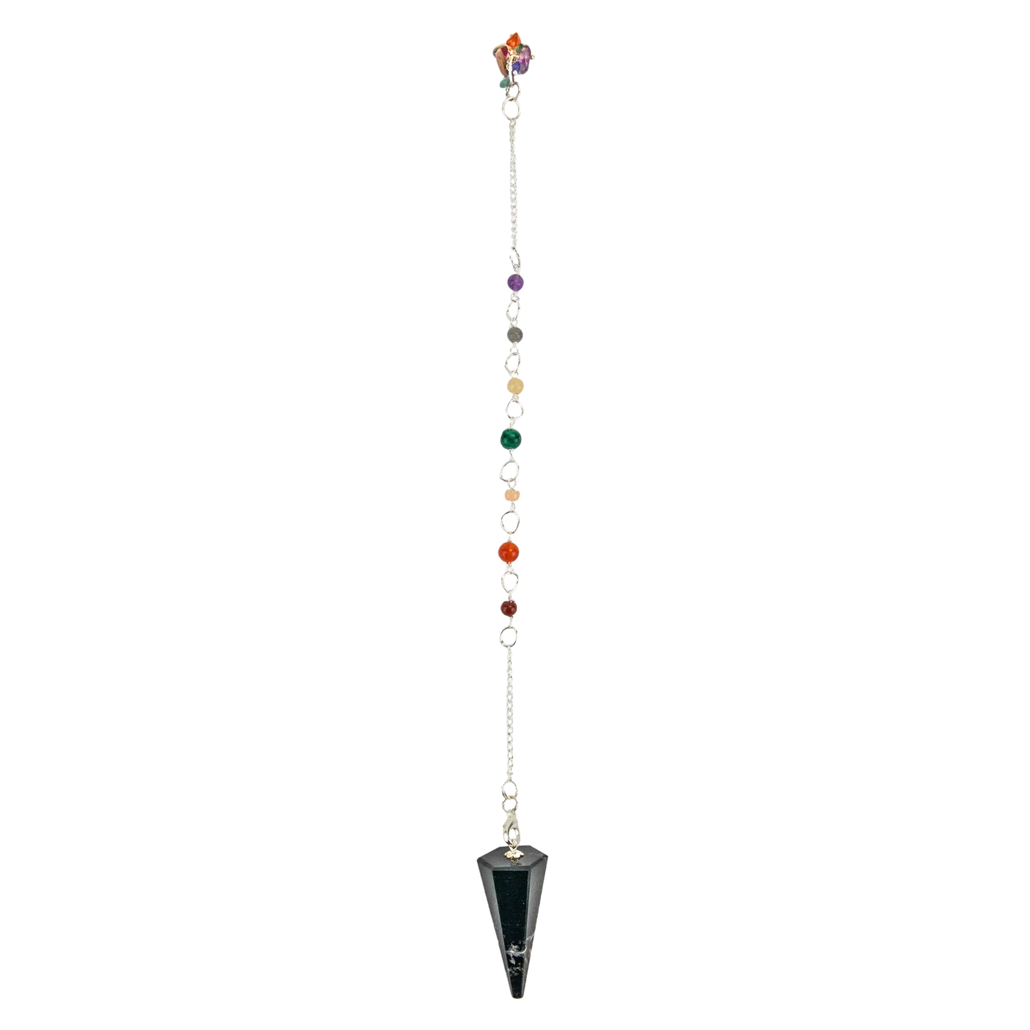 Black Tourmaline Chakra Pendulum