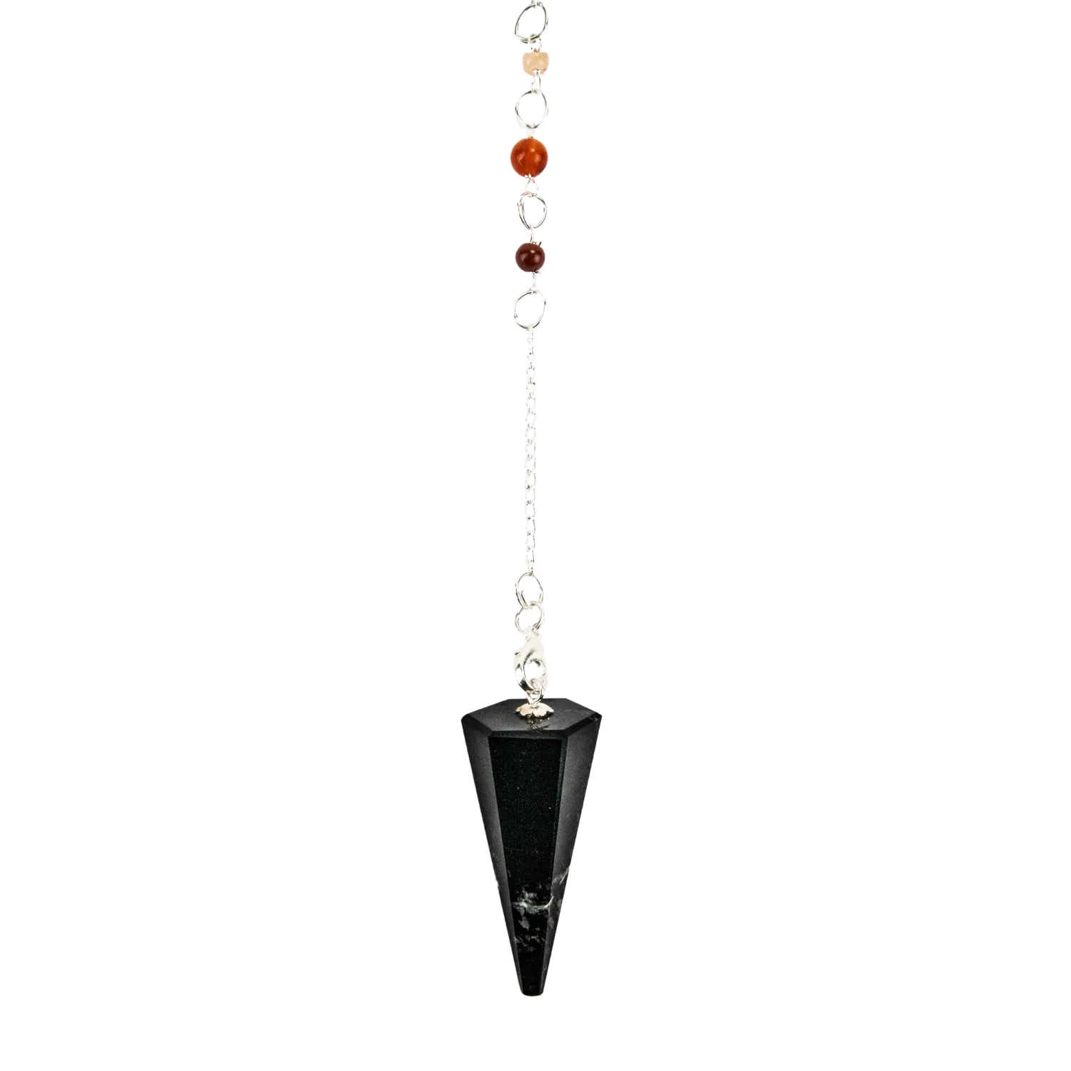 Black Tourmaline Chakra Pendulum