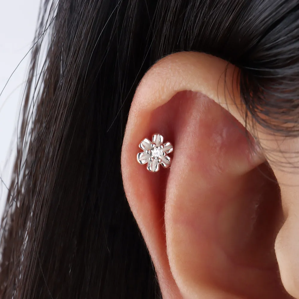 Blooming Flower Stud