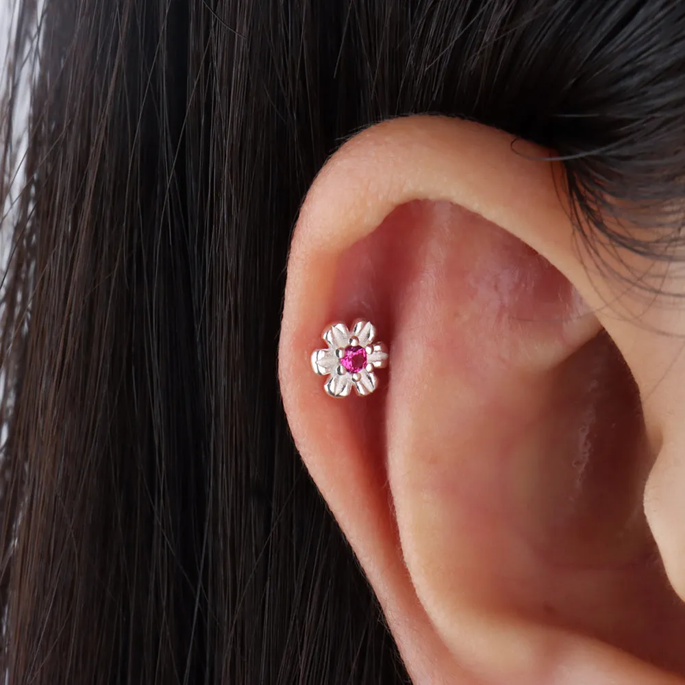 Blooming Flower Stud