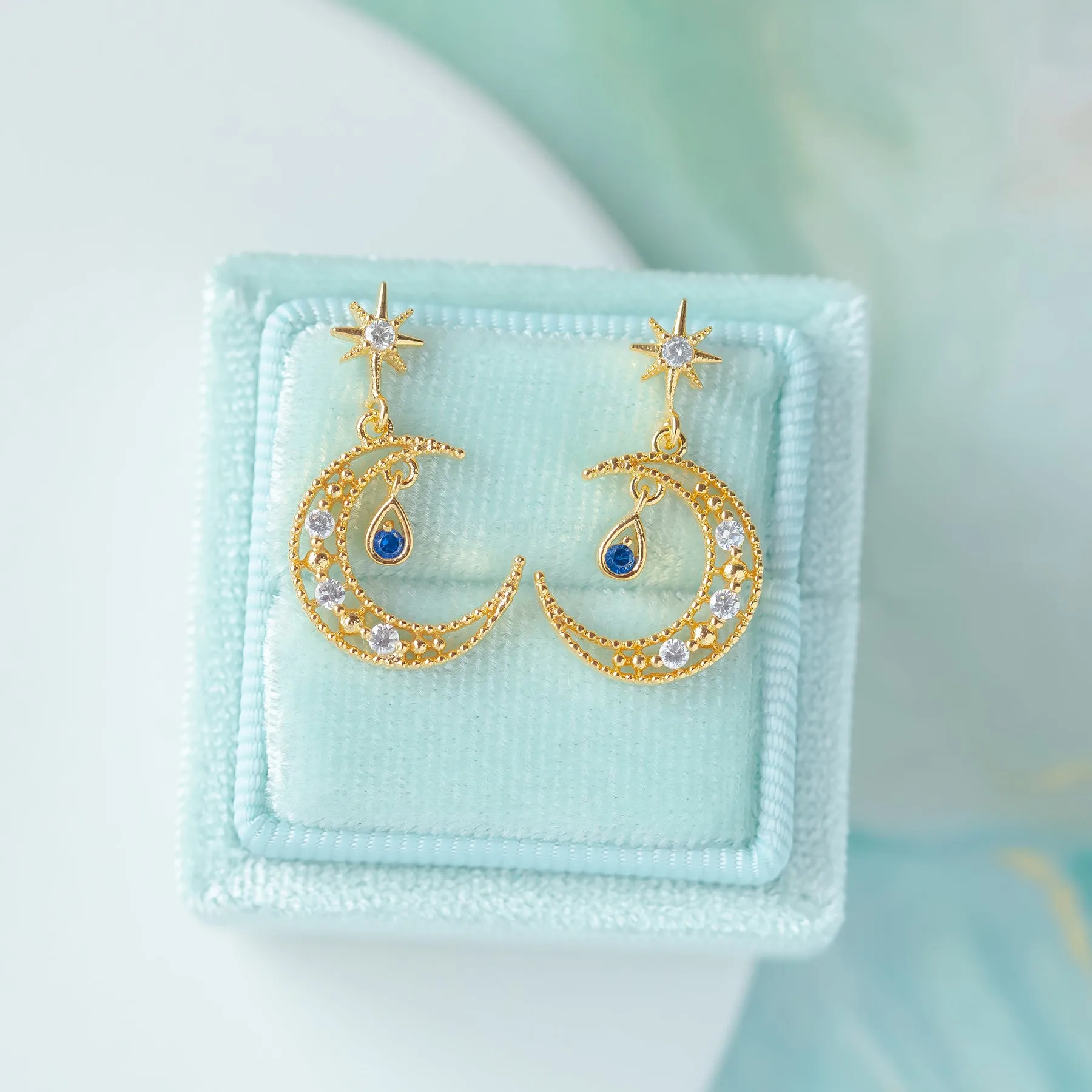 Blue Moon Earrings