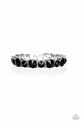 Born To Bedazzle Black-Bracelet