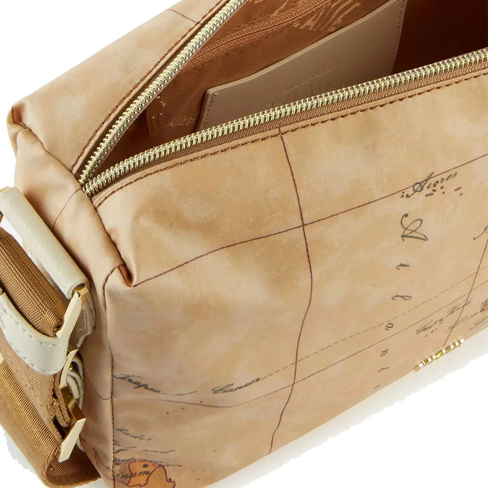 Borsa a Tracolla 1A Classe Alviero Martini linea Soft Atlantic Geo Classic e Avorio GZ74