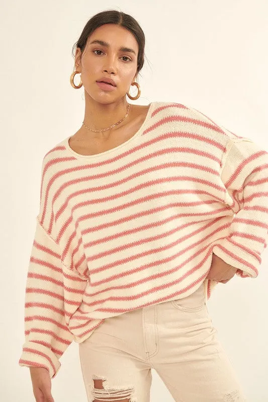 Camila Striped Oversized Sweater