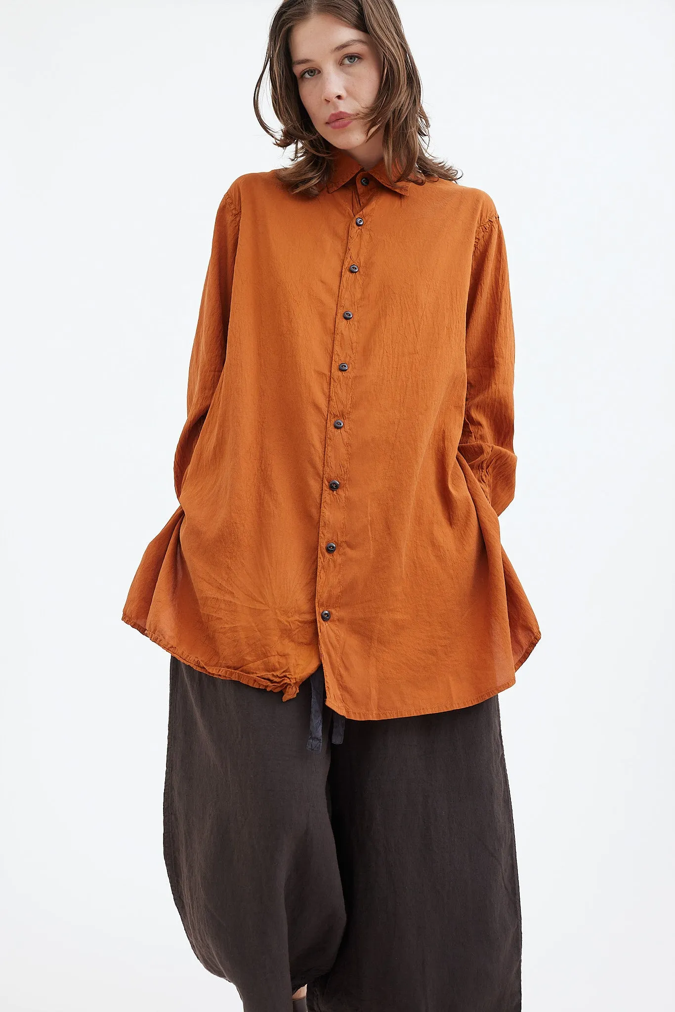 Chez Vidalenc -  Shirt - Silk Taffel Malbo - Fox