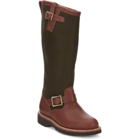 Chippewa Women's Sunjo 15 Soft Toe Outdoor Snake Boot- Brown - SN6913