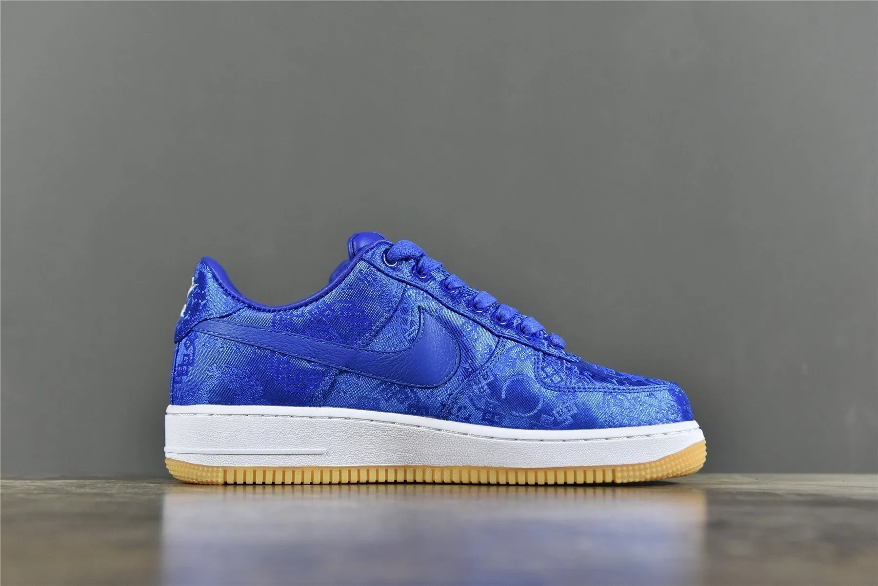 CLOT AF 1 Royal Blue Silk