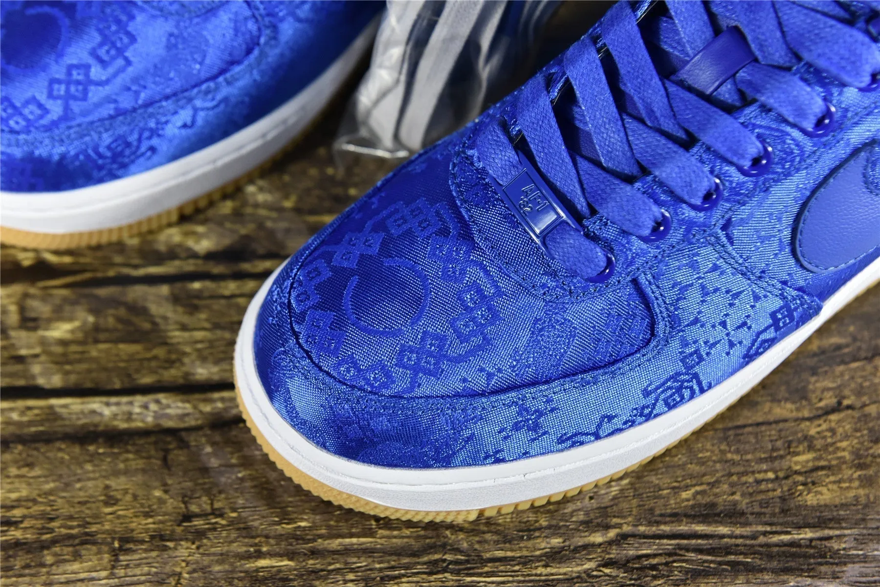 CLOT AF 1 Royal Blue Silk