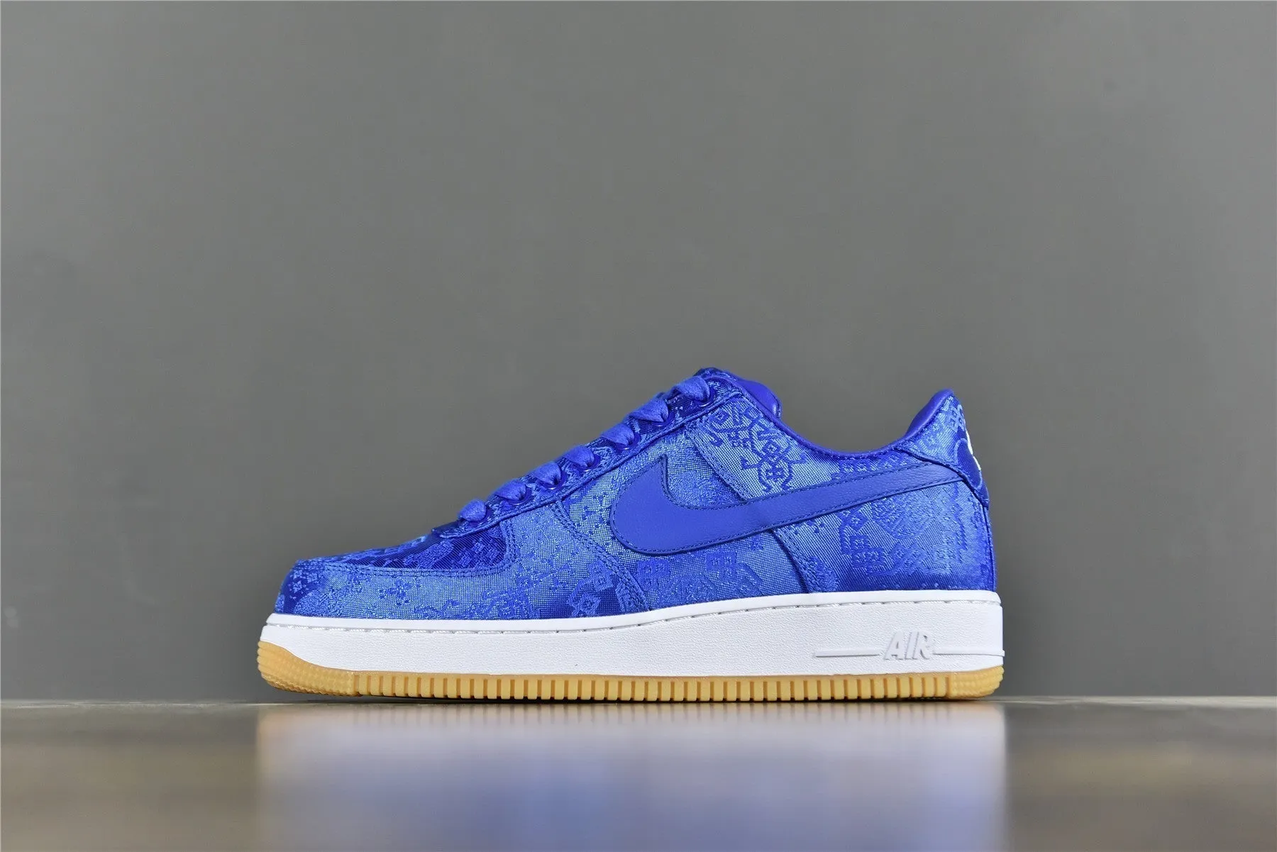 CLOT AF 1 Royal Blue Silk