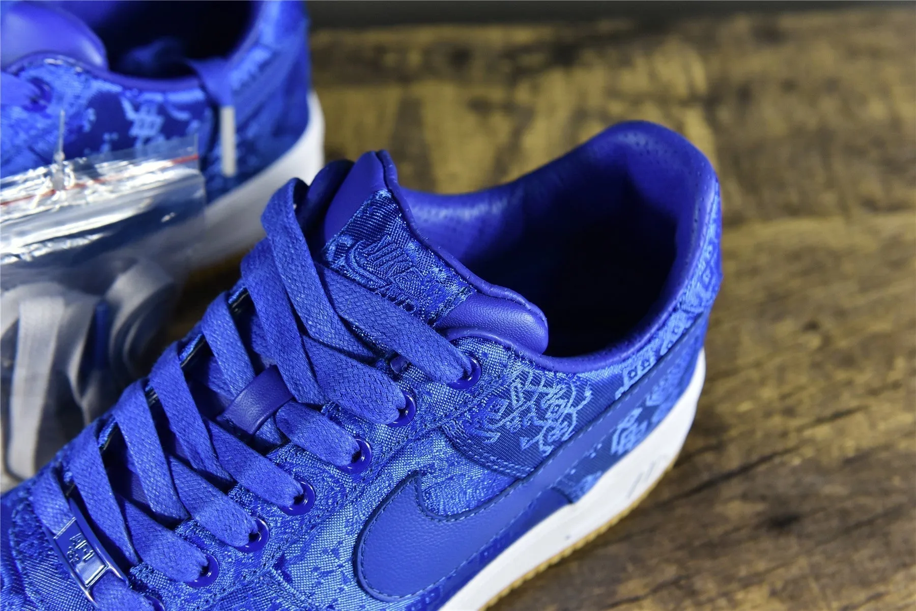 CLOT AF 1 Royal Blue Silk