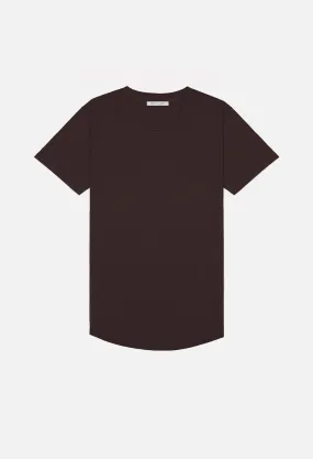 Curve U-Neck / Maroon