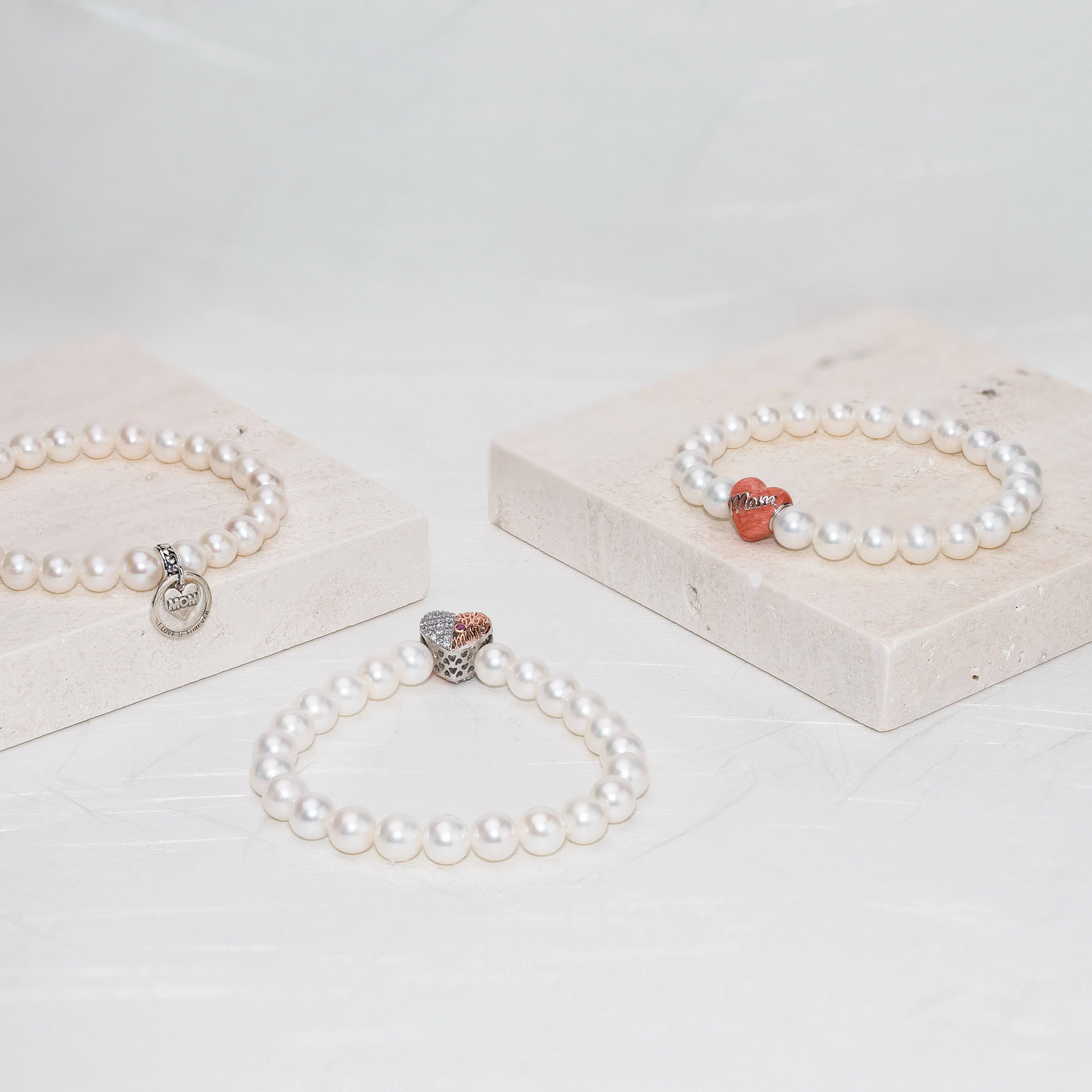 Elegant Freshwater Pearl Bracelet WB00058 | Mother's day