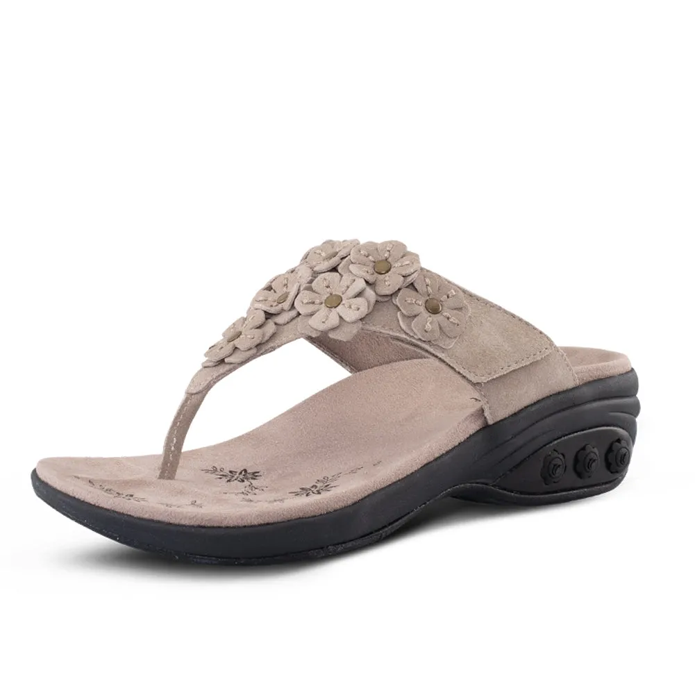 Flora Women's Adjustable Leather Sandal