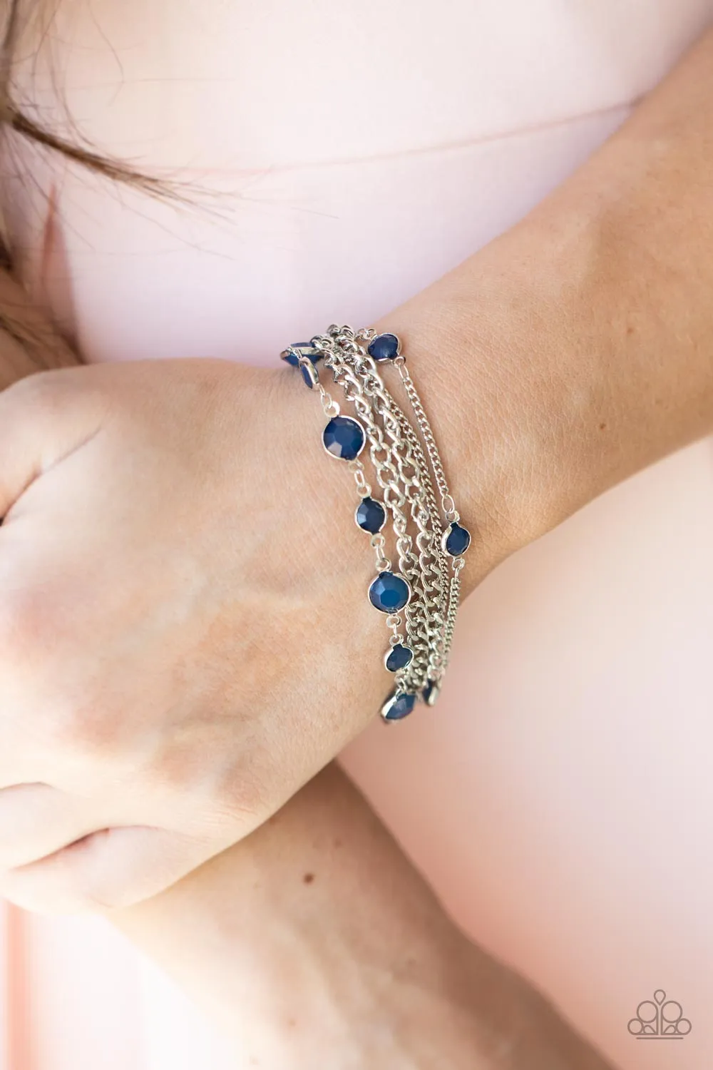 Glossy Goddess - Blue Bracelet