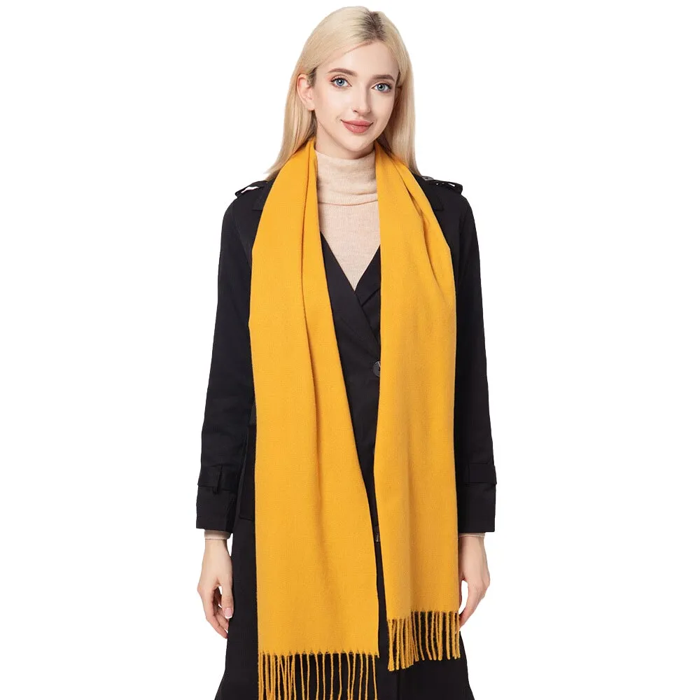 Gorgeous Solid Oblong Scarf