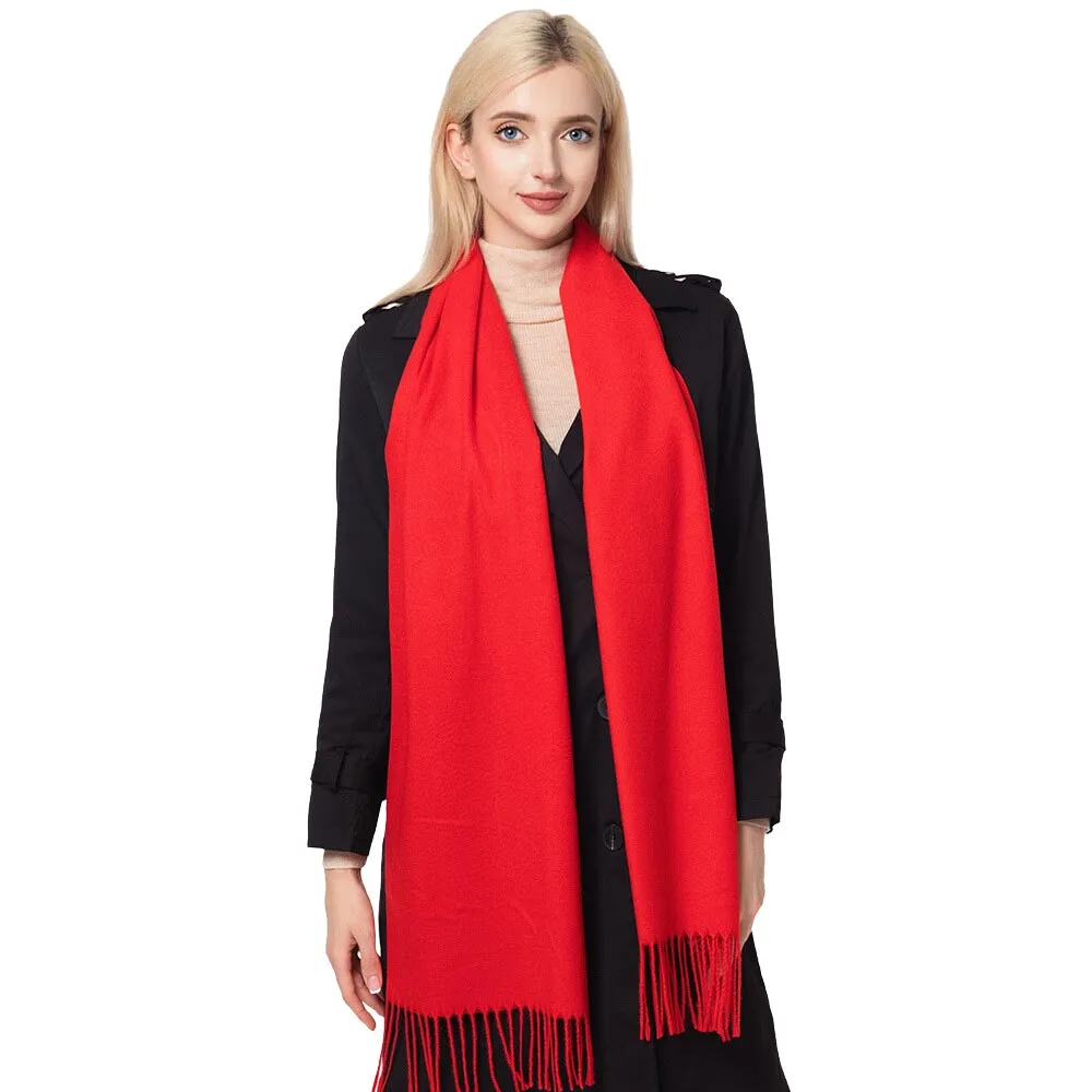 Gorgeous Solid Oblong Scarf