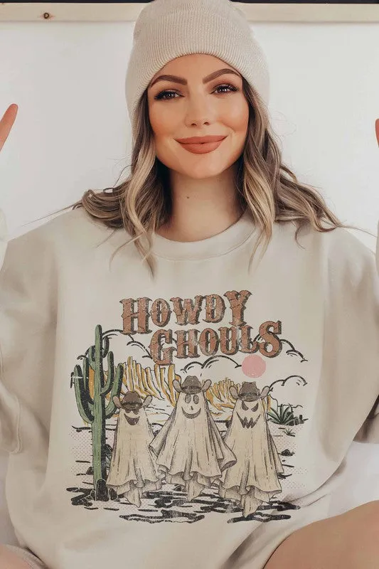 HOWDY GHOULS GRAPHIC SWEATSHIRT