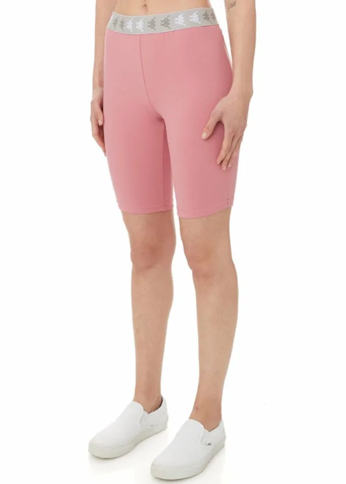 Kappa 222 Banda Fuig Bike Shorts (Pink/Grey) 32156PW