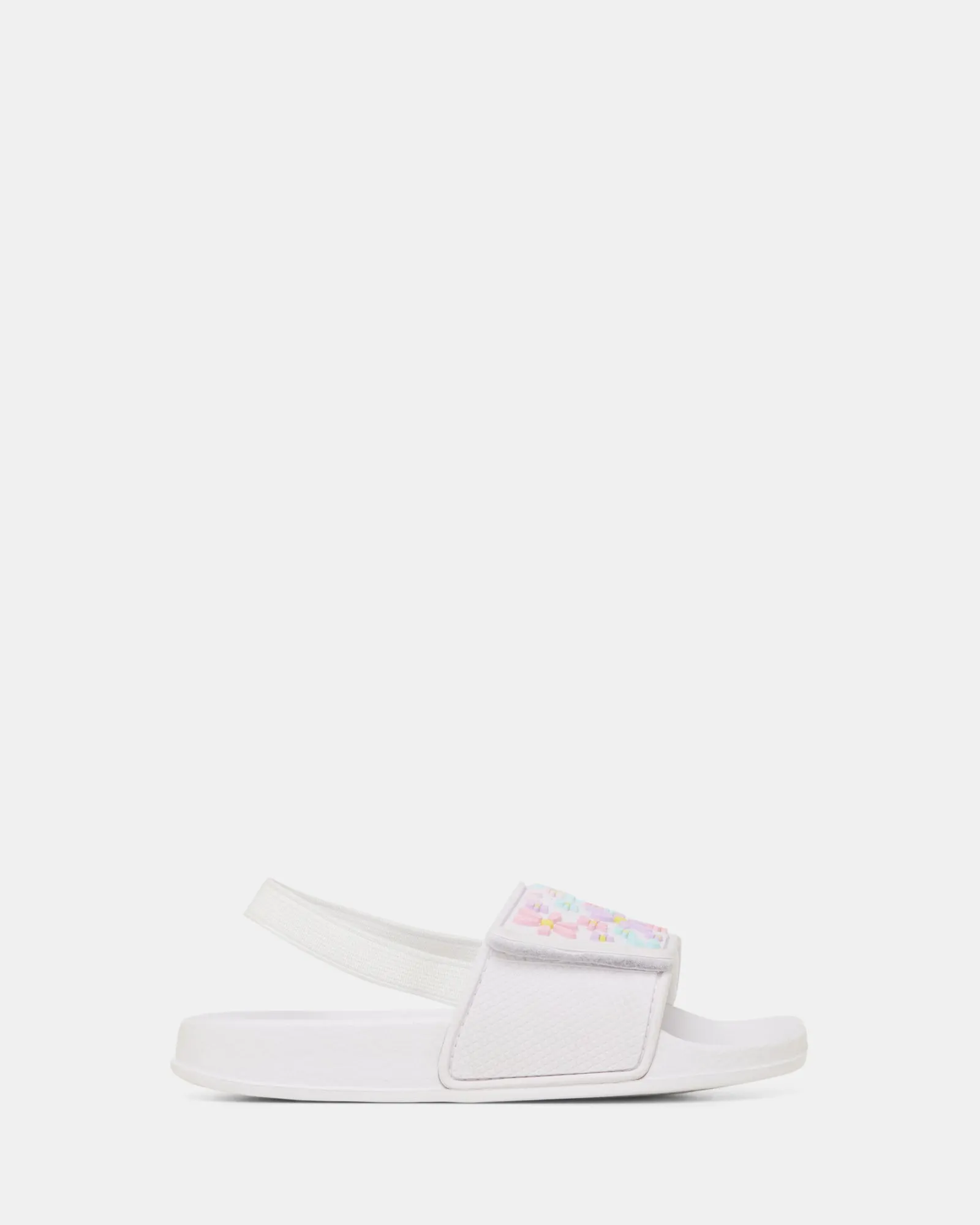 Kenna Daisy Slide White Multi