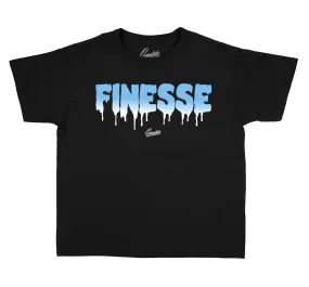 Kids University Blue 9 Shirt - Finesse - Black