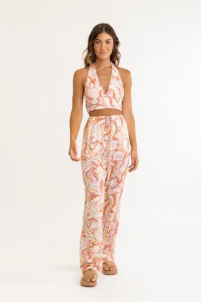 Las Palmas Drawstring Pant / Rose