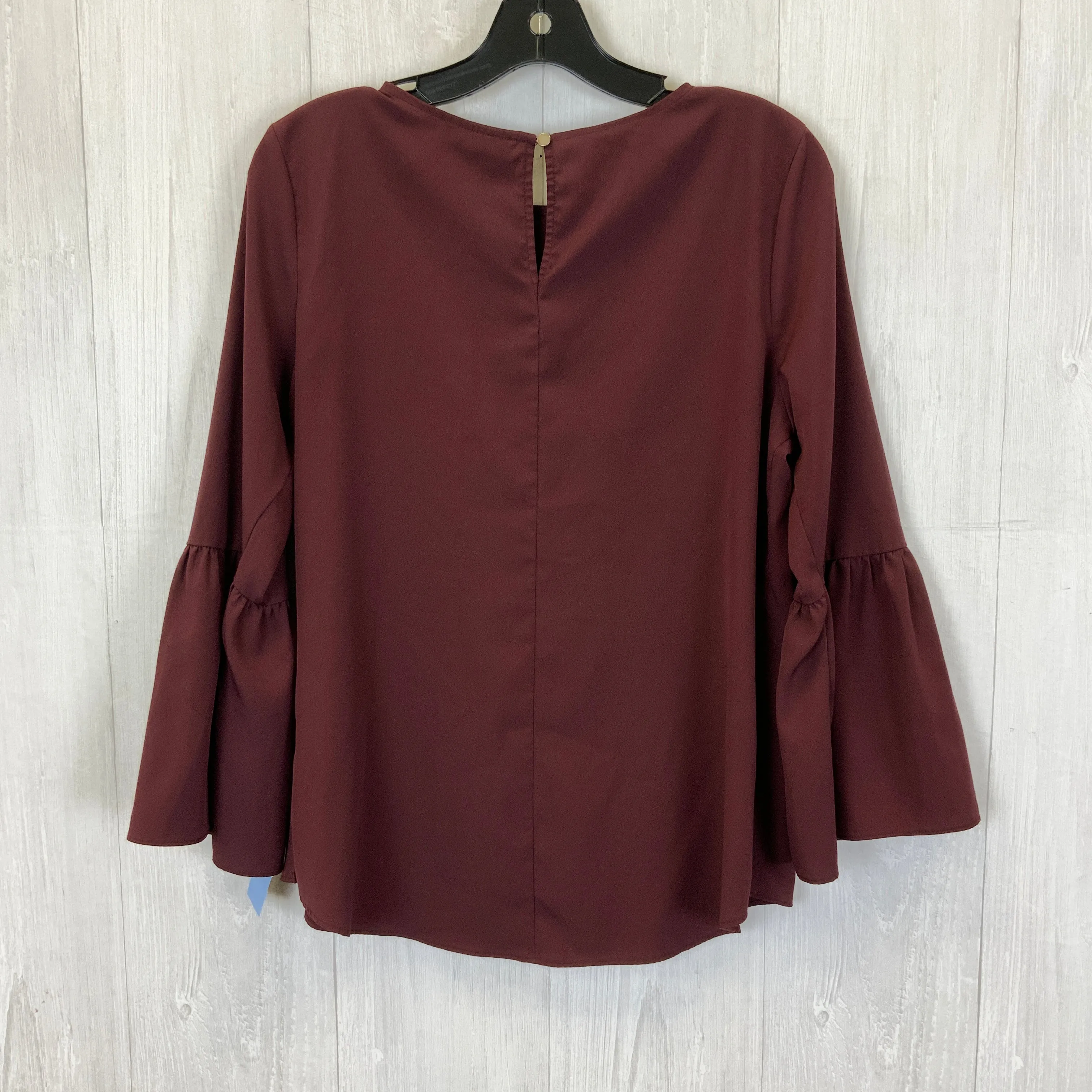 Maroon Blouse Long Sleeve Apt 9, Size M