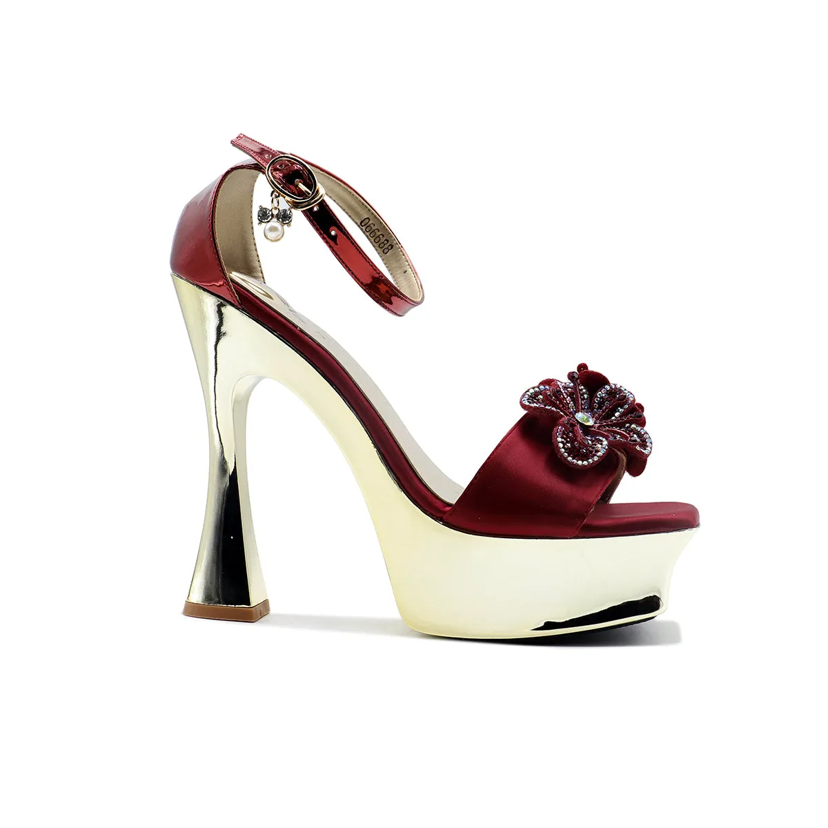 Maroon Bridal Sandal 066688