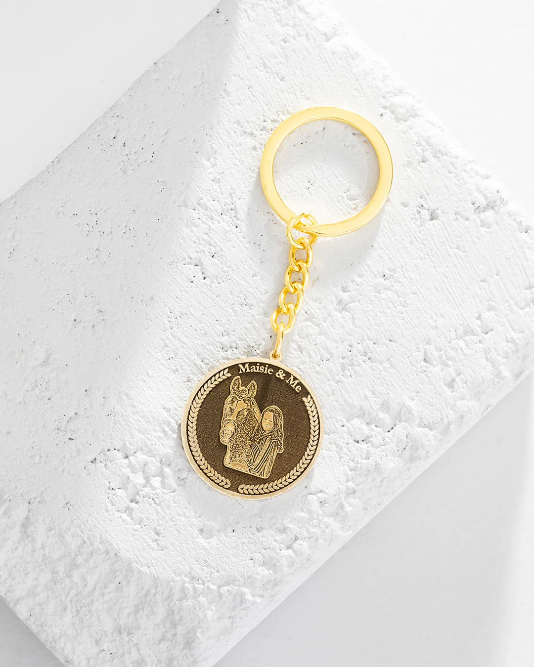 Medallion Keychain