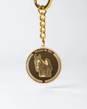 Medallion Keychain