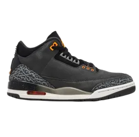 Nike Men's Air Jordan 3 Fear Shoes - Night Stadium / Black / Flat Pewter / Total Orange