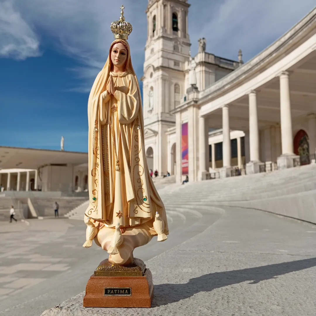 Our Lady of Fatima - Patina Painting [ 11.8 | 30cm]