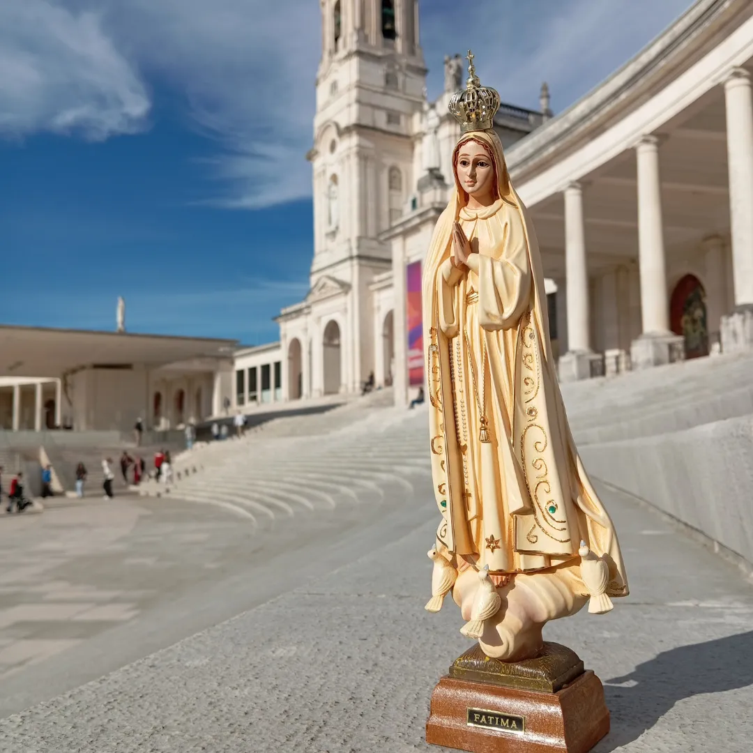 Our Lady of Fatima - Patina Painting [ 11.8 | 30cm]