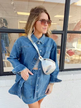 Oversized Denim Shirt