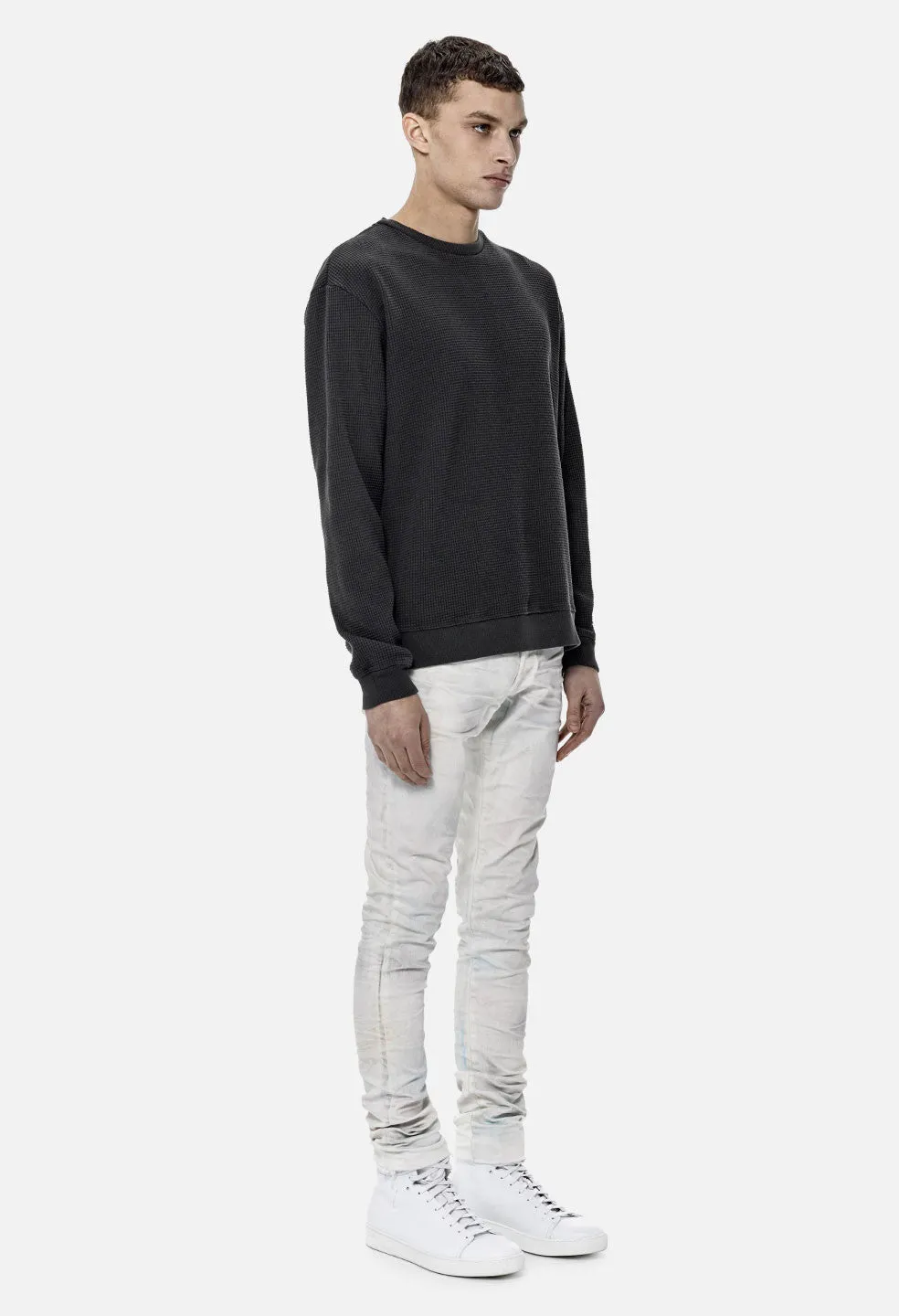 Oversized Thermal Crew / Charcoal