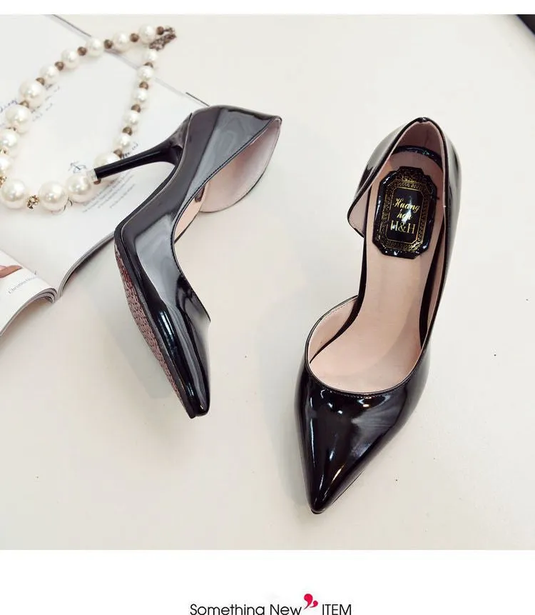 Pointed Stiletto Heel Pumps cc19