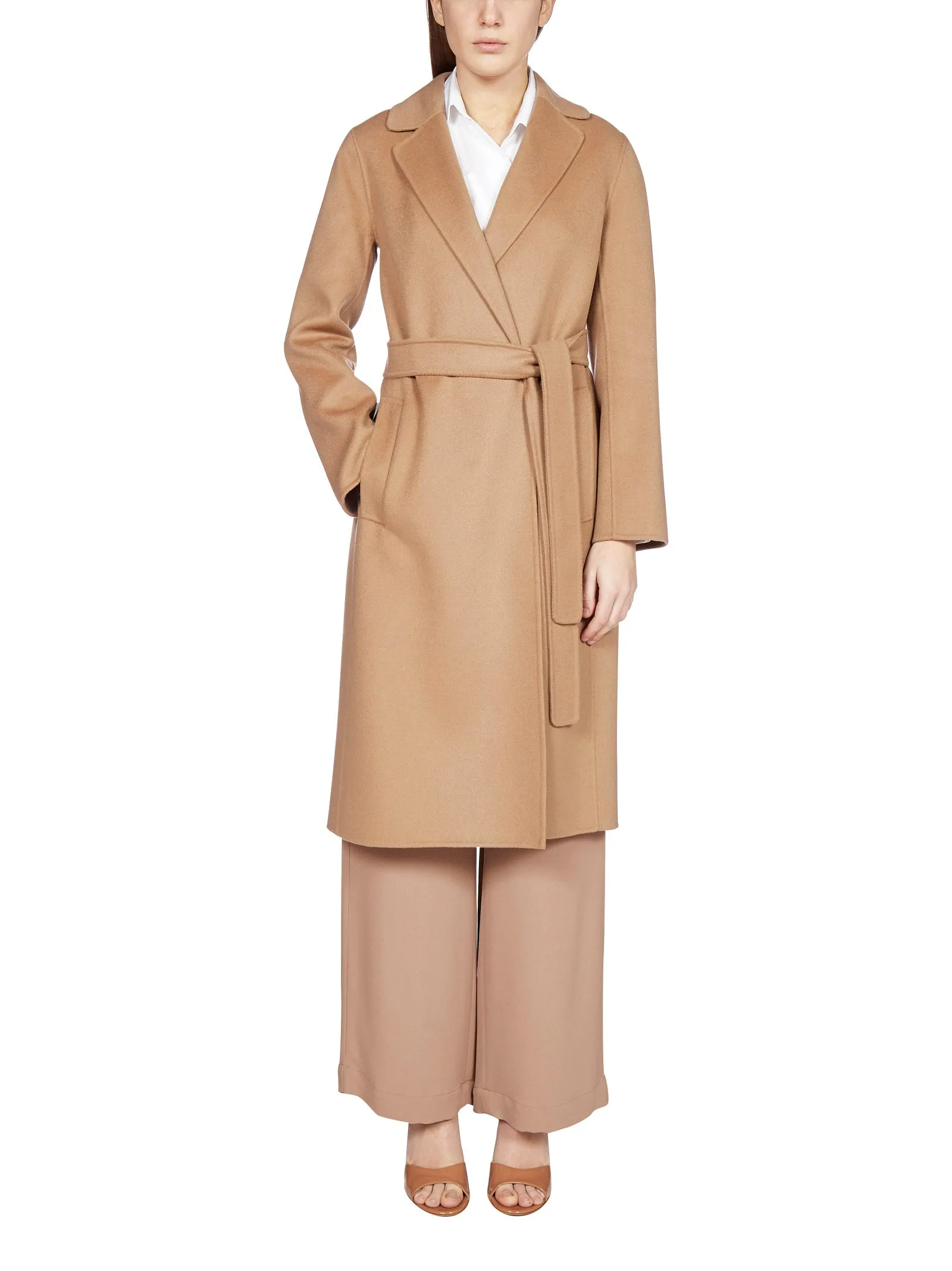 'S Max Mara Pauline Belted Wrap Coat