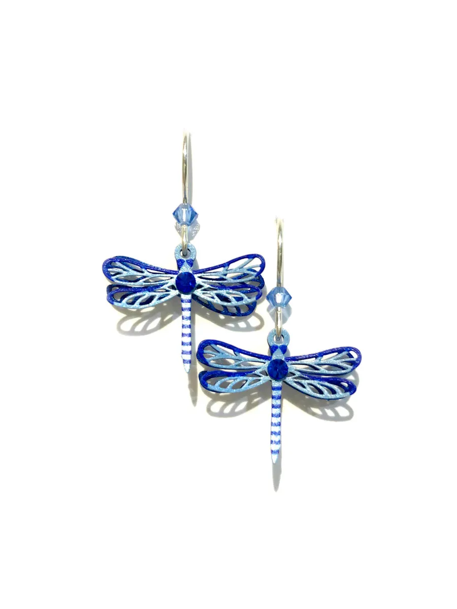 Sapphire Dragonfly Dangles by Sienna Sky