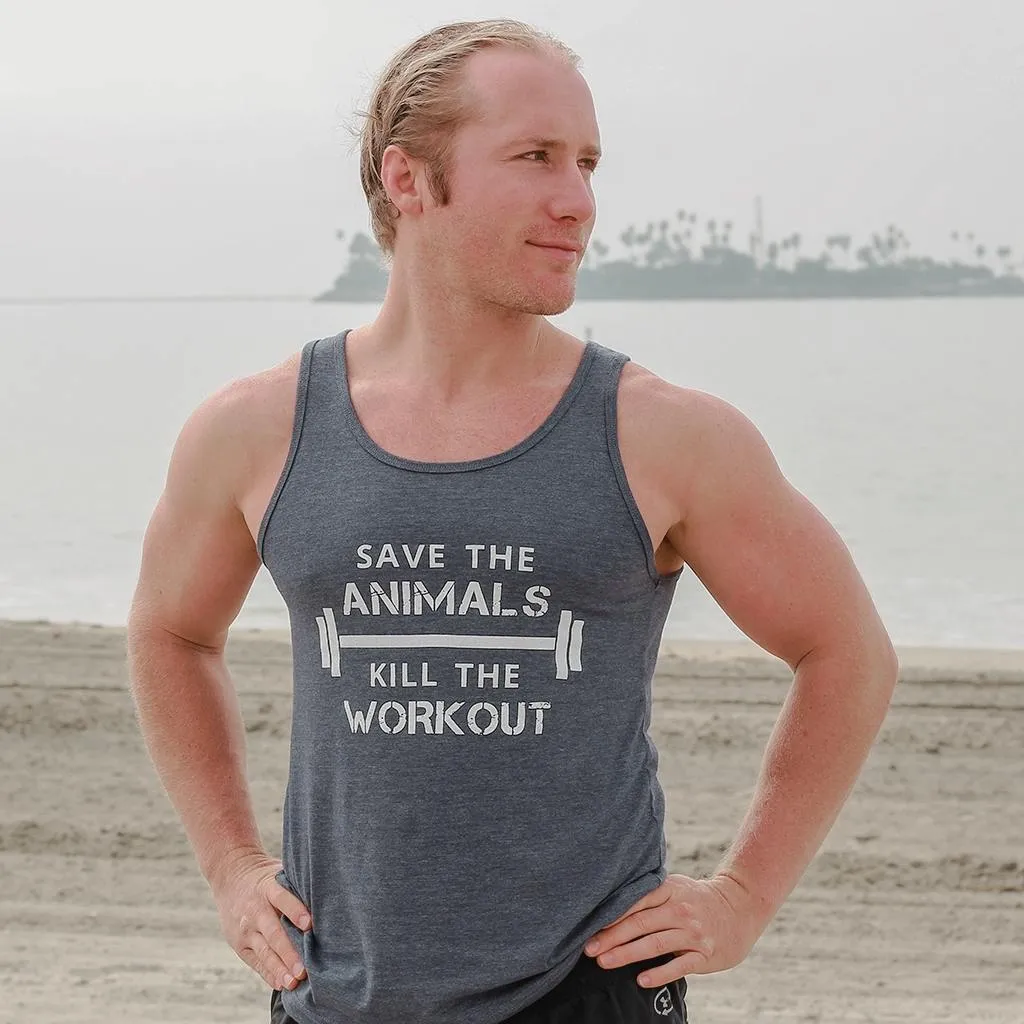 Save The Animals, Kill The Workout Unisex Tank - 3 colors