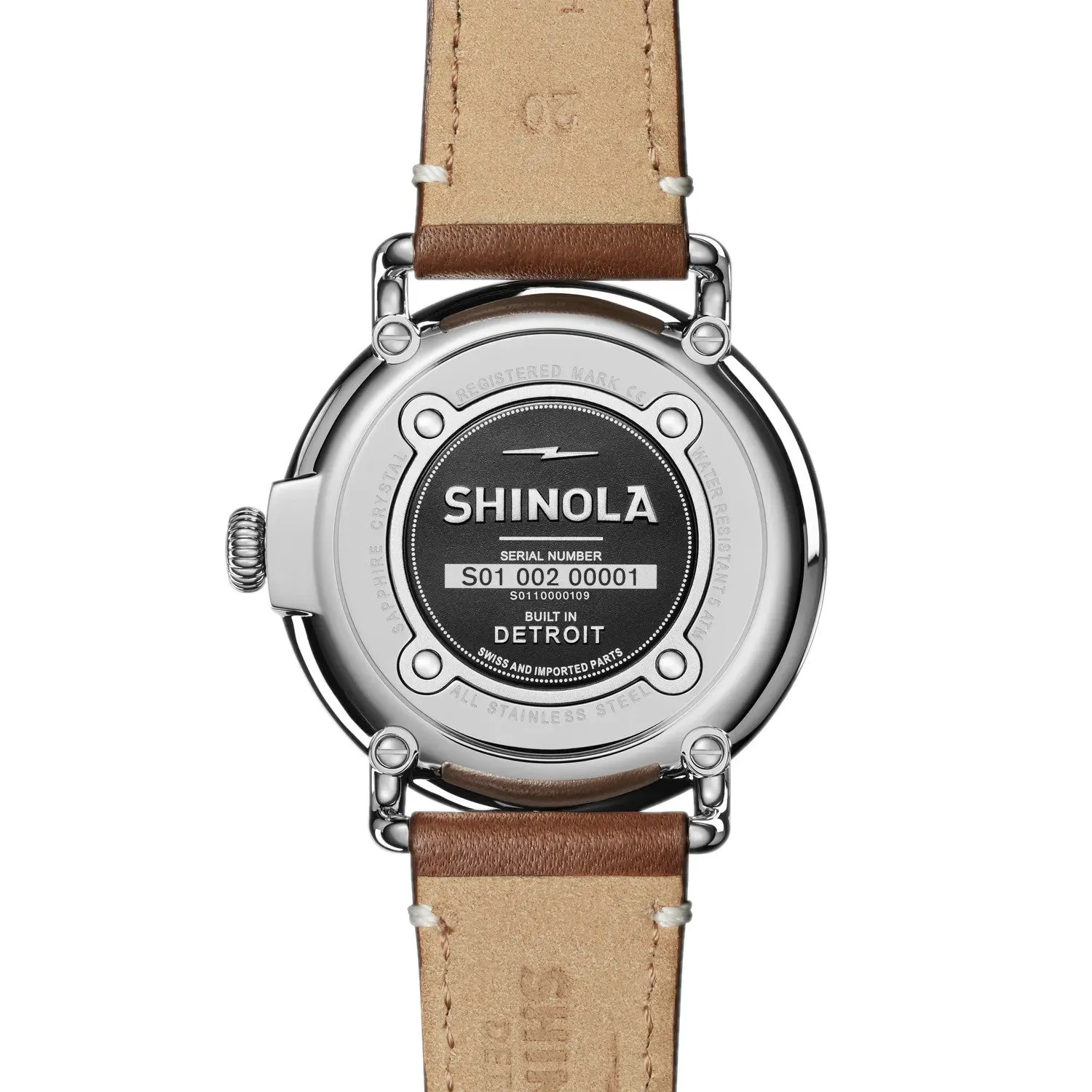 Shinola 41MM Runwell White Dial Quartz Watch S0110000109