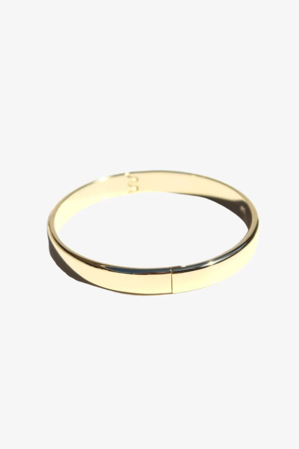 Solid Gold Plated Bangle