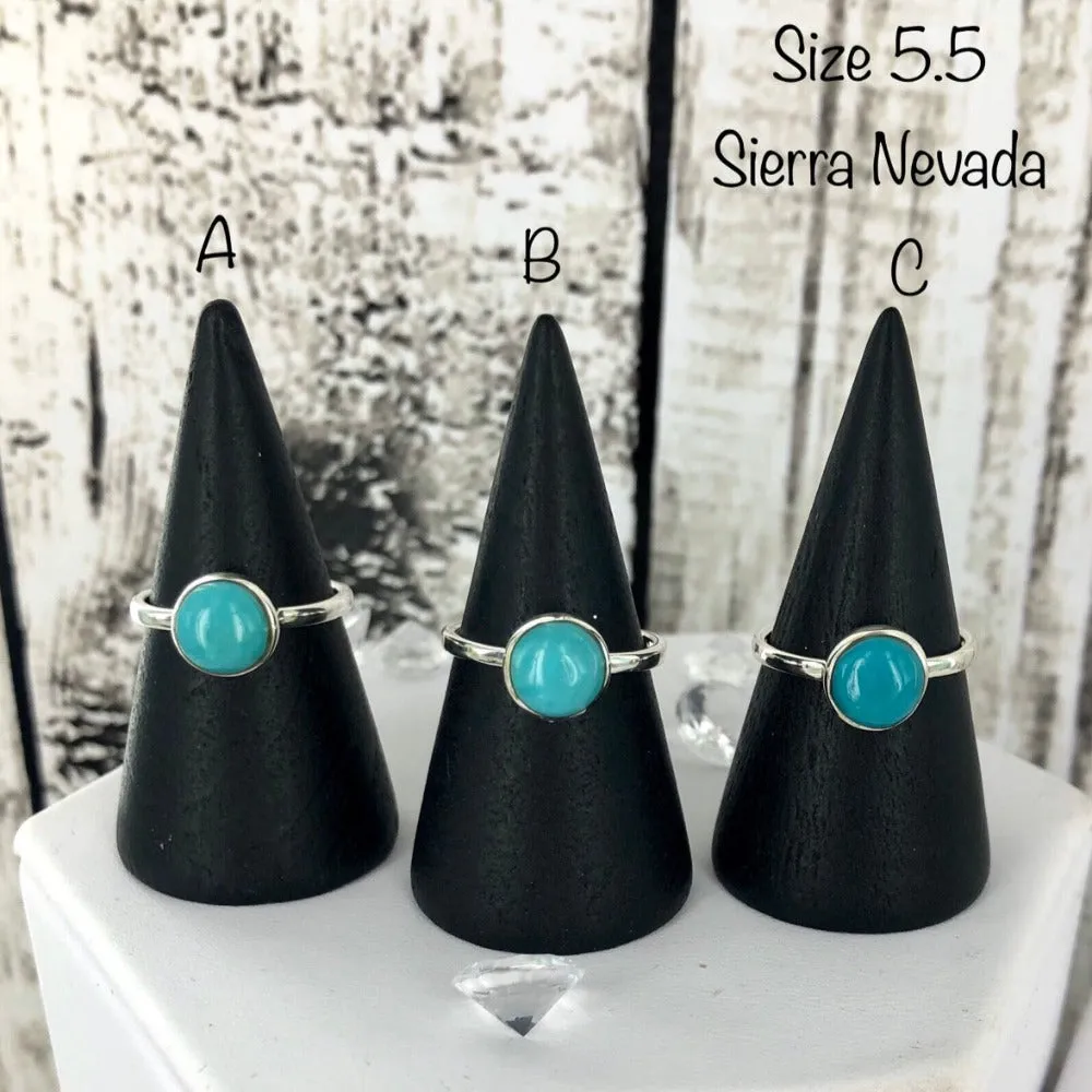 Summer Breeze (Sierra Nevada turquoise) Ring