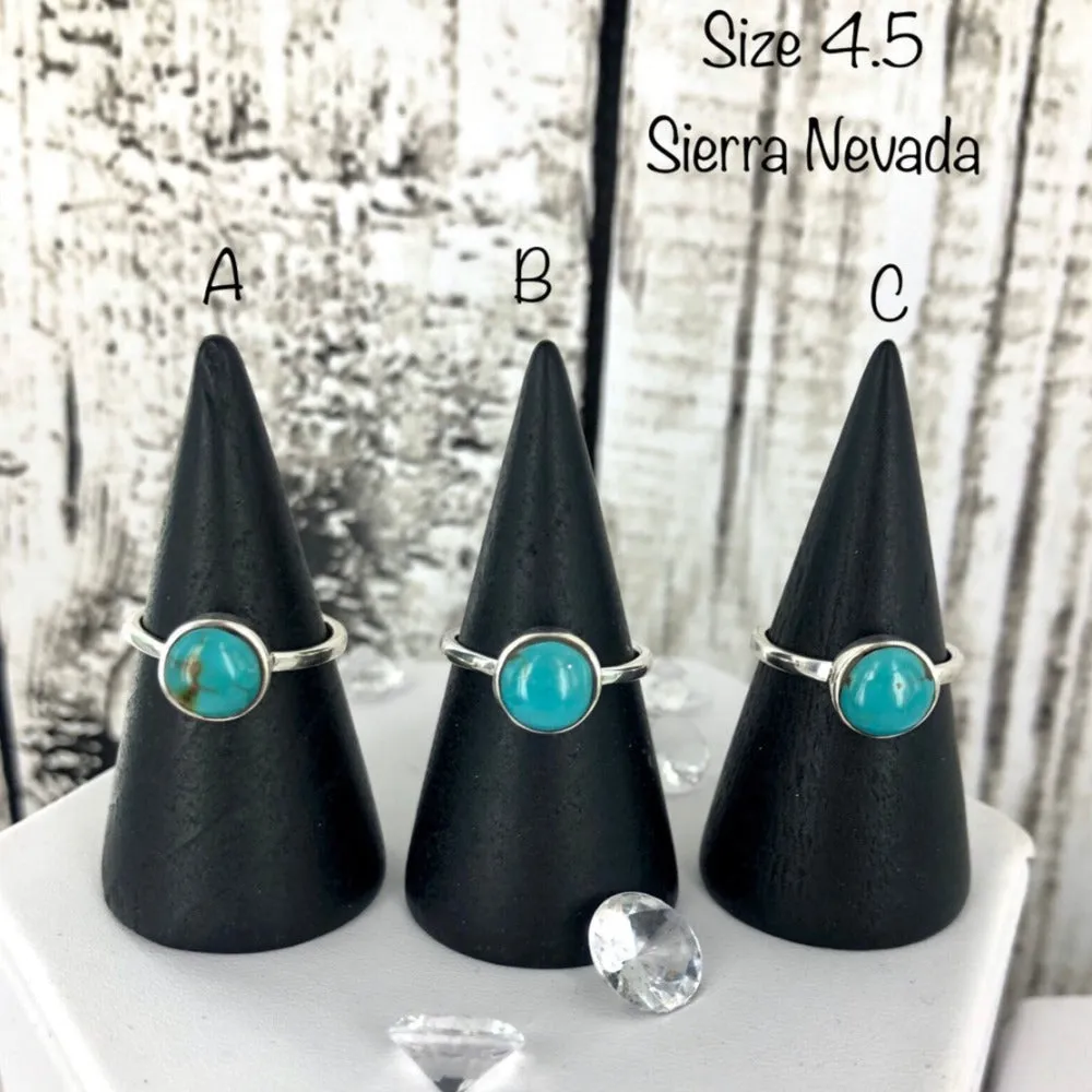 Summer Breeze (Sierra Nevada turquoise) Ring