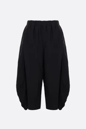 technical jersey oversized cropped pants